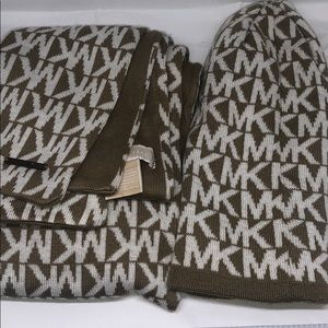 Michael Kors Scarf and Hat Set